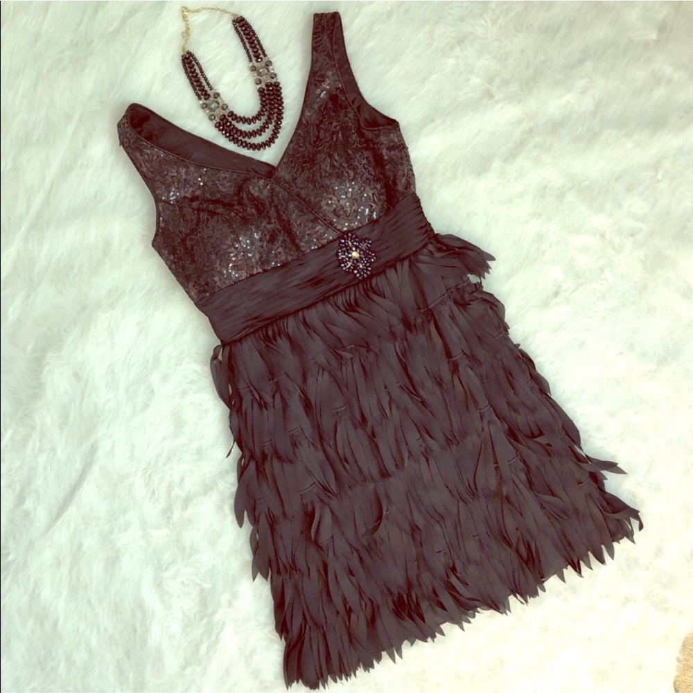 Black gatsby flapper dress